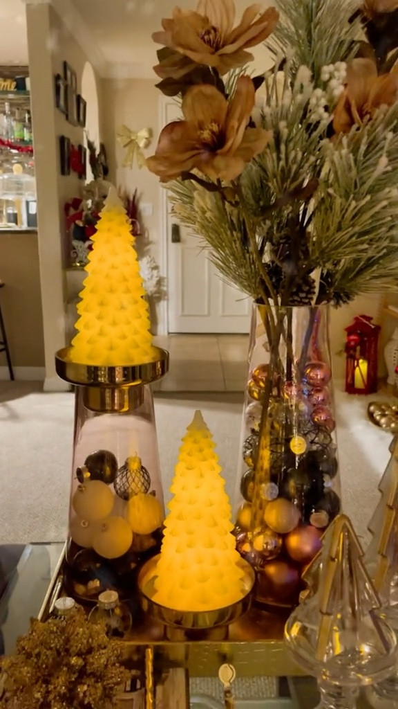 These battery operated Christmas trees are trending and perfect for decorating any area of your home! They are perfect for the living room, kitchen, bedroom on bathroom  


#LTKSeasonal #LTKSaleAlert #LTKHoliday