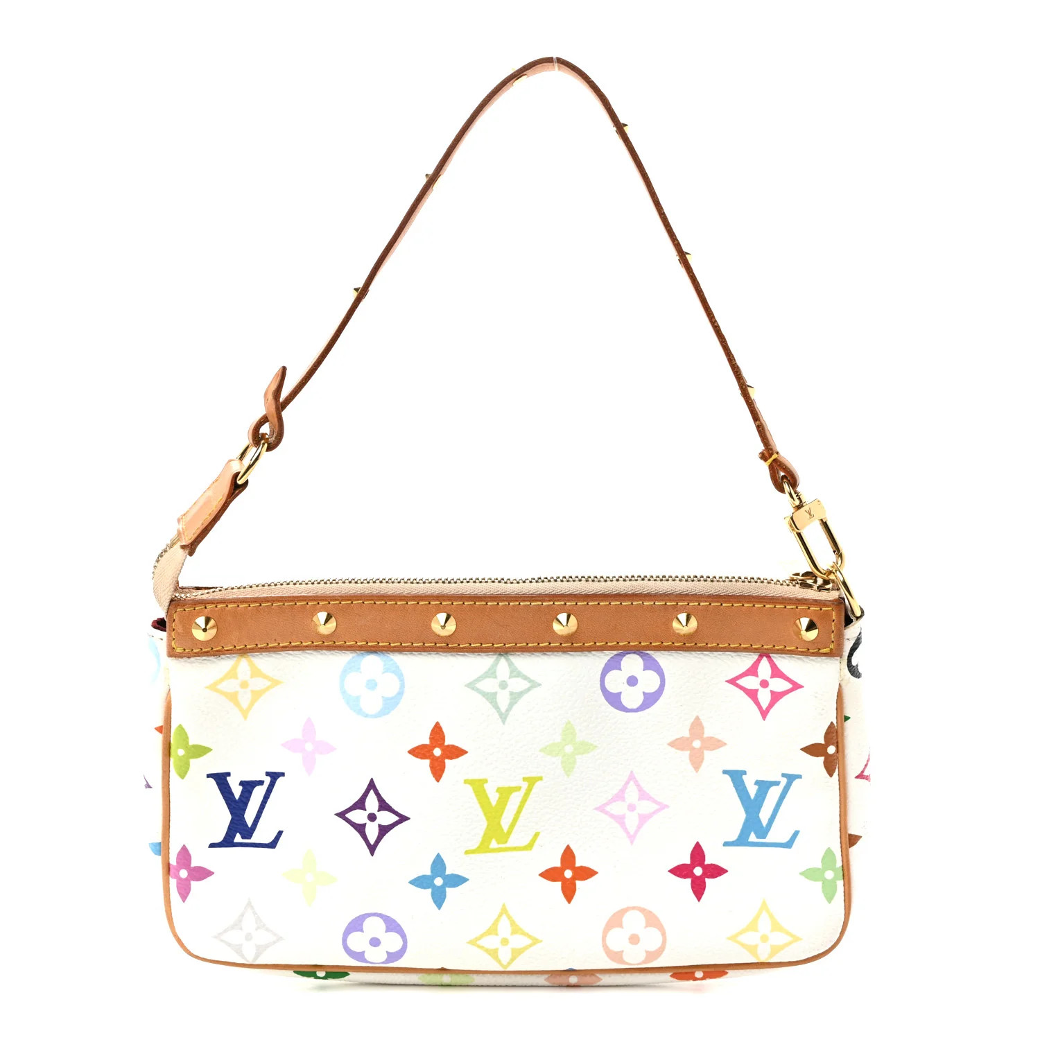 Monogram Multicolor Pochette Accessories White | FASHIONPHILE (US)