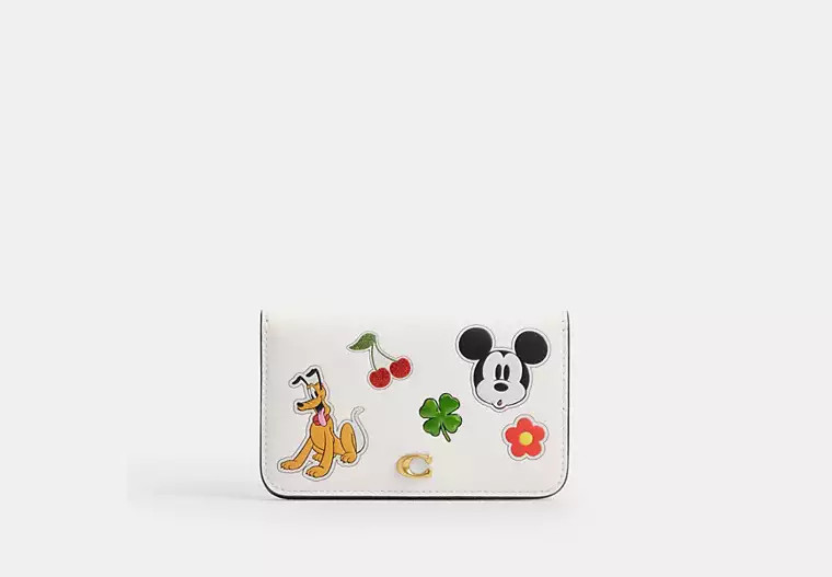 Disney X Coach Essential Slim Card Case With Sticker Print | Coach (US)