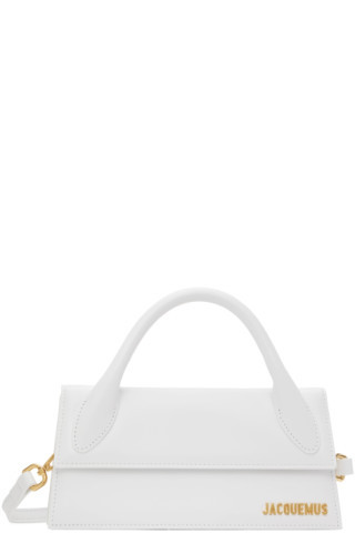 Jacquemus - White 'Le Chiquito Long' Bag | SSENSE