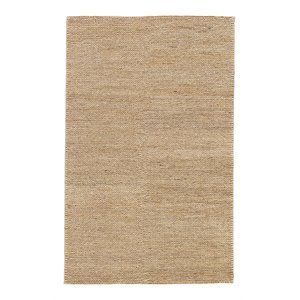Feizy Durham 5' x 8' Indoor/Outdoor Natural Jute Fabric Area Rug in Straw Gold | Homesquare