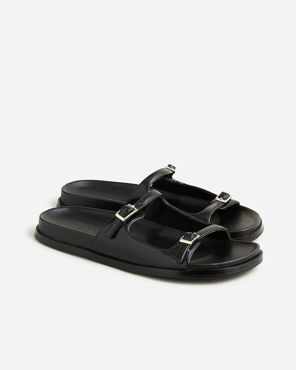 best seller4.1(14 REVIEWS)Colbie buckle sandals in leather$198.00Black$228.00$198.00Select a size... | J.Crew US