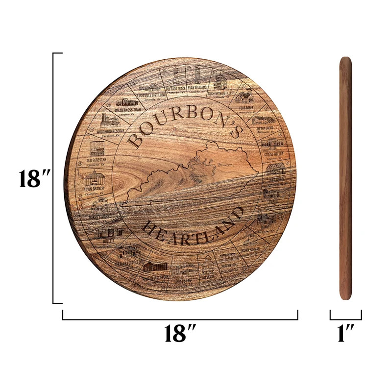 Bourbon Distillery Map Wall Art Engraved Wooden Sign W/ - Etsy | Etsy (US)