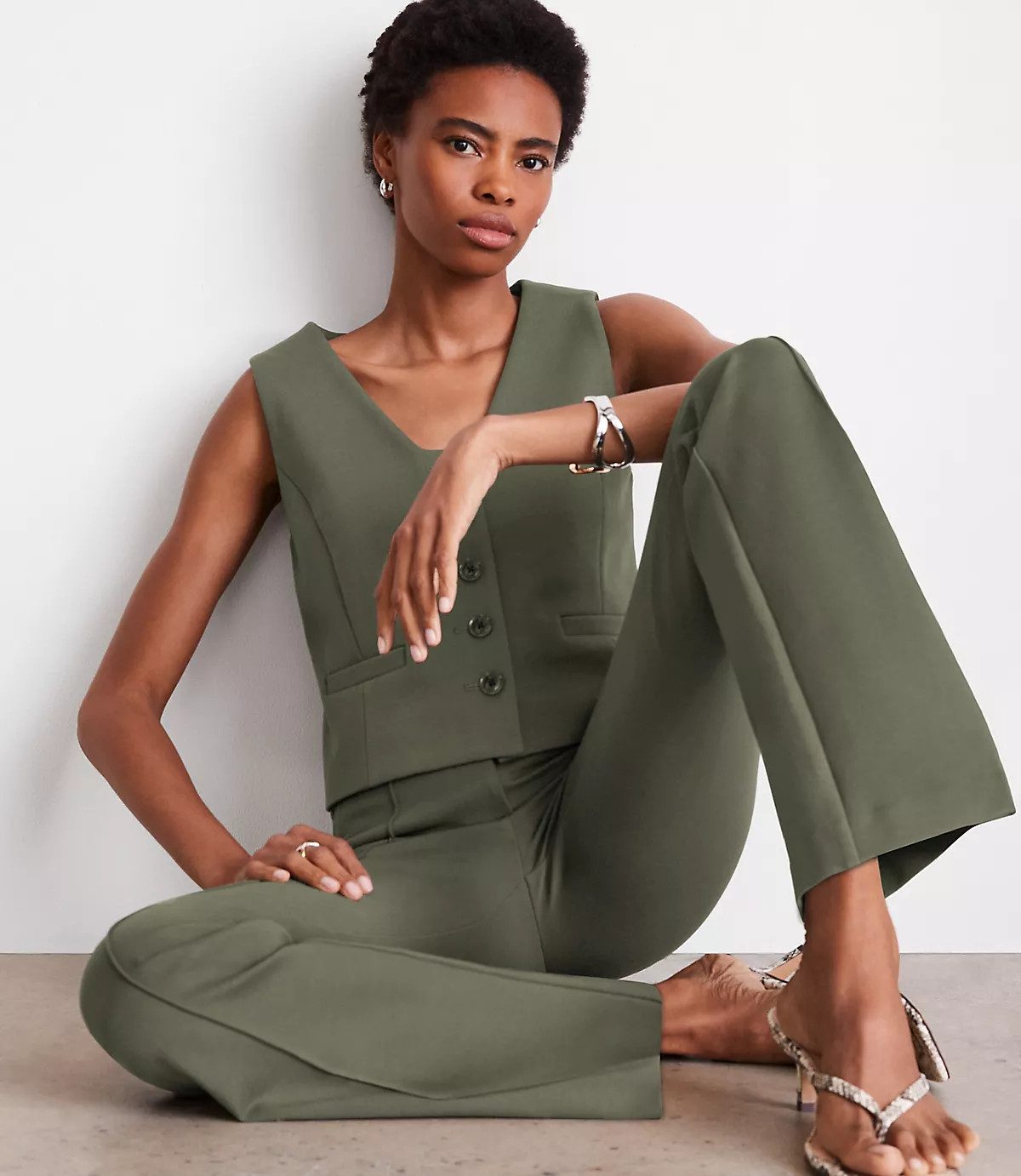 LOFT Versa Ponte Pocket Vest | LOFT