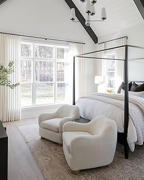 TWOPAGES 52 W x 96 L inch Pinch Pleat Unlined Darkening Drape Faux Linen Curtain Drapery Panel fo... | Amazon (US)