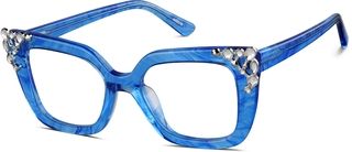 Cerulean Puttin' on the Glitz #4453316 | Zenni Optical Eyeglasses | Zenni Optical (US & CA)