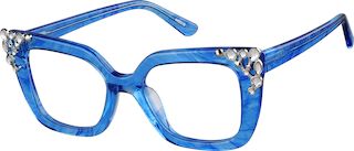 Cerulean Puttin' on the Glitz #4453316 | Zenni Optical Eyeglasses | Zenni Optical (US & CA)