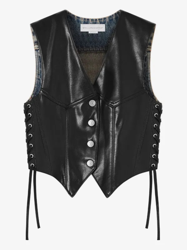 cropped tailored vegan waistcoat | Farfetch Global