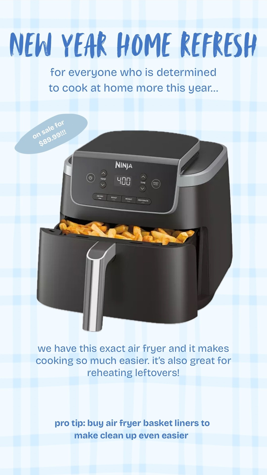 Air fryer, kitchen, kitchen gadget

#LTKfoodie #LTKHome #LTKFindsUnder100