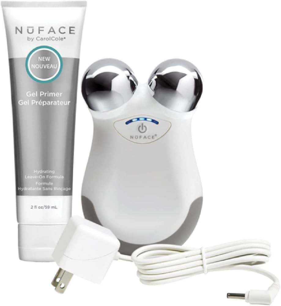 NuFACE Mini Starter Kit – Mini Facial Toning Device with Hydrating Leave-On Gel Primer, 2 Fl Oz | Amazon (US)