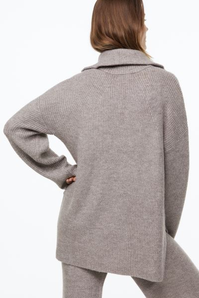 Rib-knit Half-zip Sweater | H&M (US)