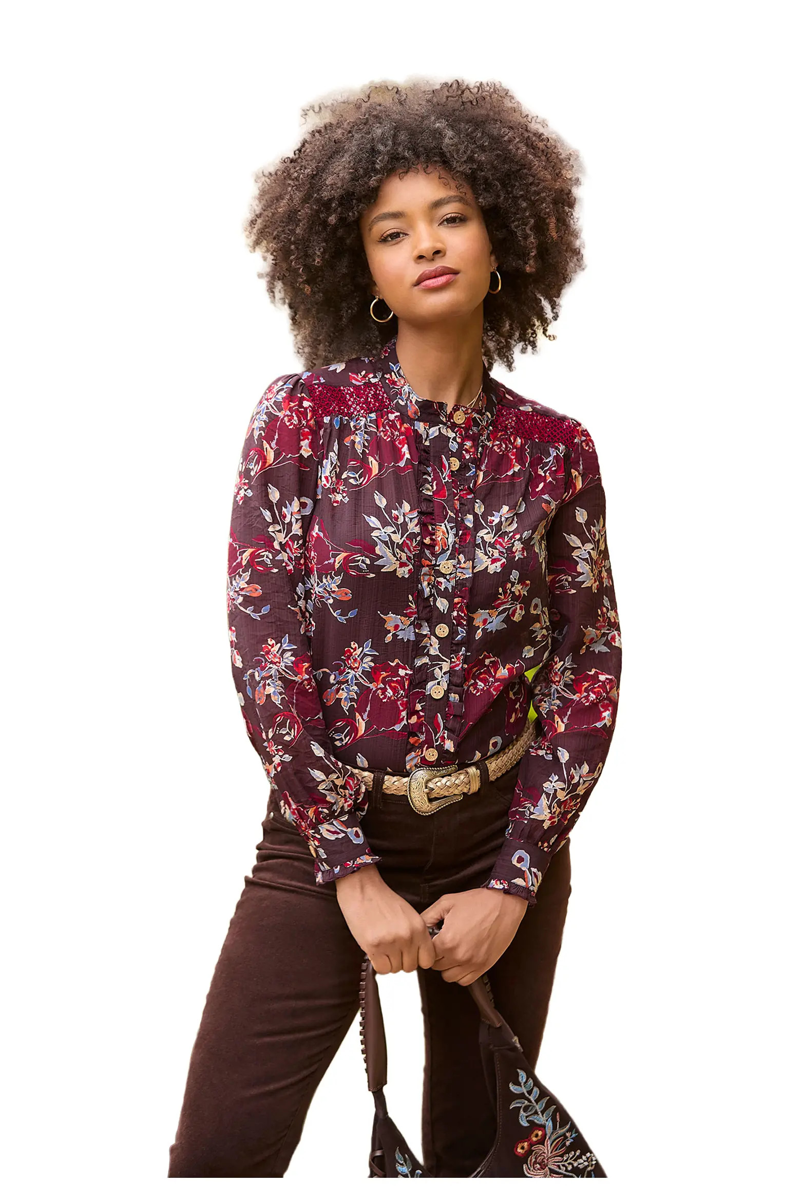 Joe Browns Sheer Button Front Blouse (Women) | Nordstrom | Nordstrom