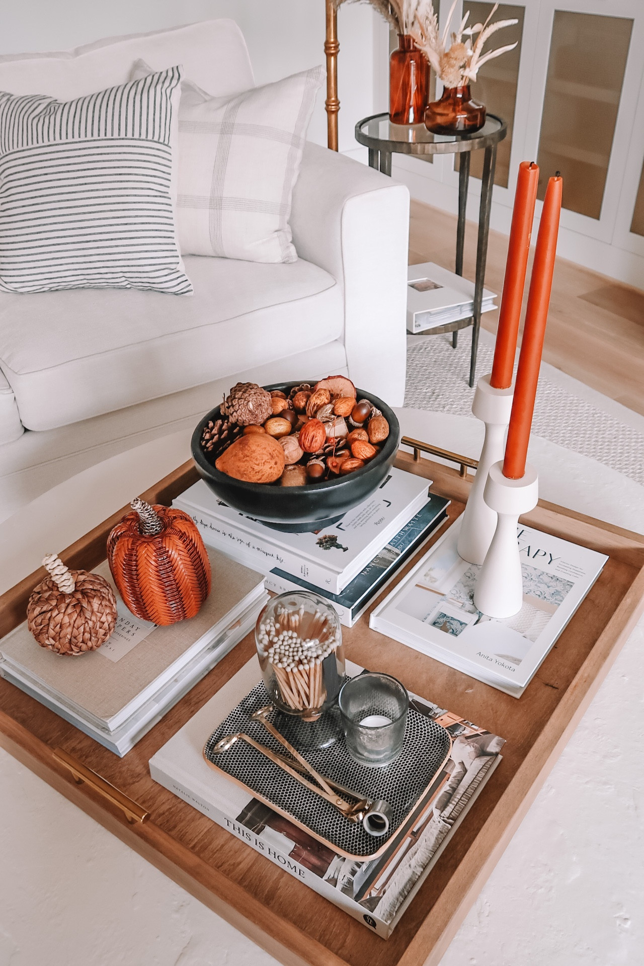 Fall Home Decor 

Woven Pumpkin • Ceramic Pumpkin • Match Cloche • Candle Snuffer • Candle Holders • Candles • Wooden Tray 

#LTKFind #LTKSeasonal #LTKhome