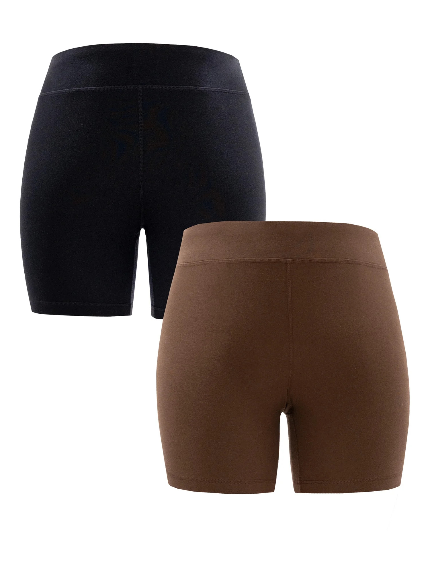 Athletic Works Women's Plus Size Core Active Dri-Works Bike Short, 2-Pack | Walmart (US)