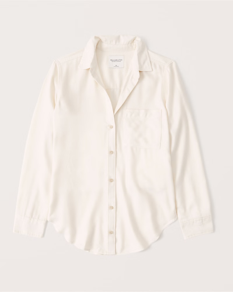 Women's Boyfriend Flannel Shirt | Women's Tops | Abercrombie.com | Abercrombie & Fitch (US)