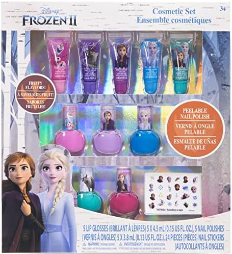 Disney Frozen 2 - Townley Girl Super Sparkly Cosmetic Makeup Set for Girls with Lip Gloss Nail Po... | Amazon (US)