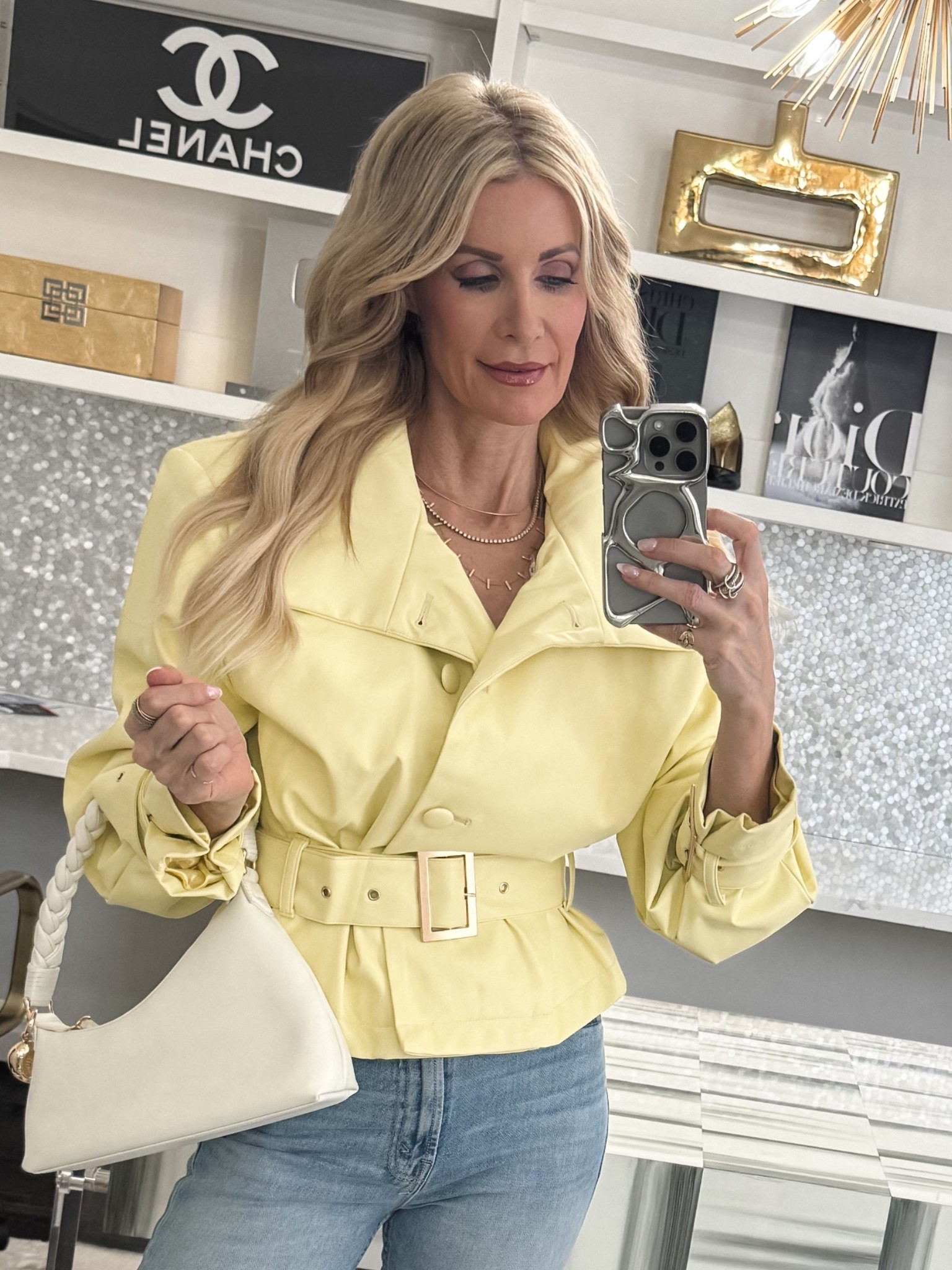 The coolest new spring jacket 💛

Obsessed with this gorgeous yellow faux leather moment—such a fun pop of color for spring! I love that you can cinch it at the waist for the most flattering fit. It’s one of those pieces that instantly elevates even the simplest outfit.

Runs true to size (wearing XS in the jacket + size 24 in denim).

Trust me, this one’s a standout ✨



#LTKOver40 #LTKSeasonal #LTKootd