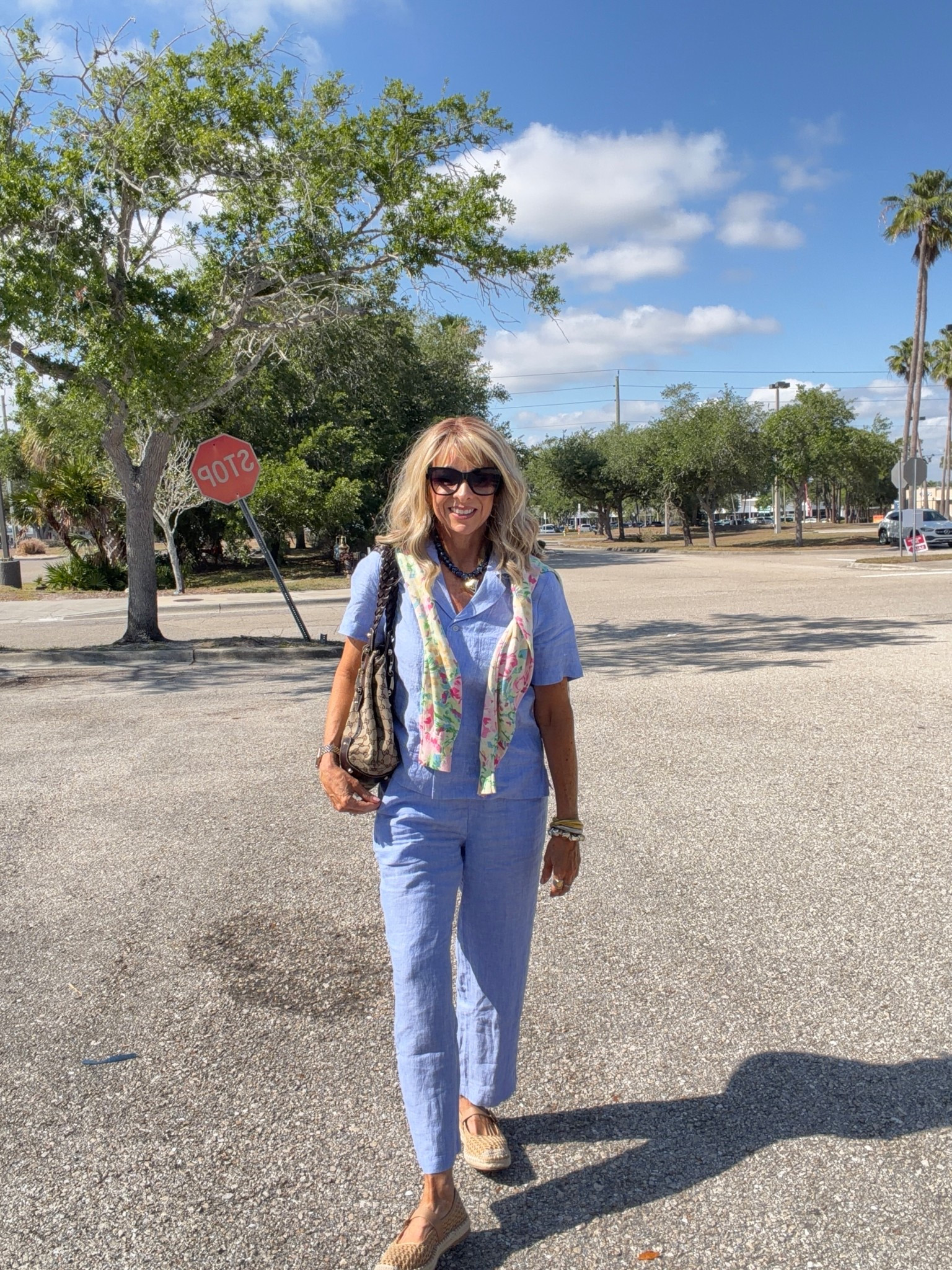 Perfect for sightseeing this 2 piece linen set is pretty and comfortable. I added the prettiest cardigan around my shoulders for a little extra!
Spring Outfits 2026


#LTKOver40 #LTKootd