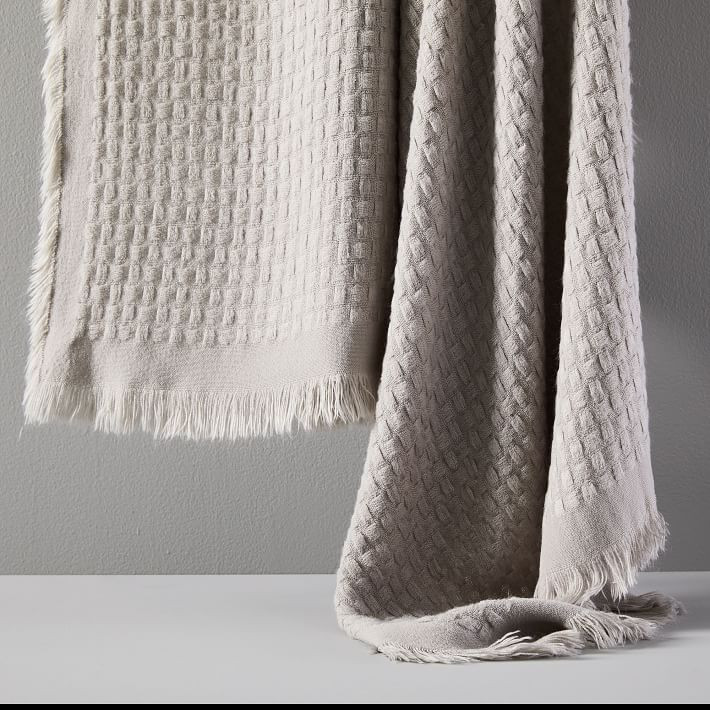 Waffle Weave Throw | West Elm (US)