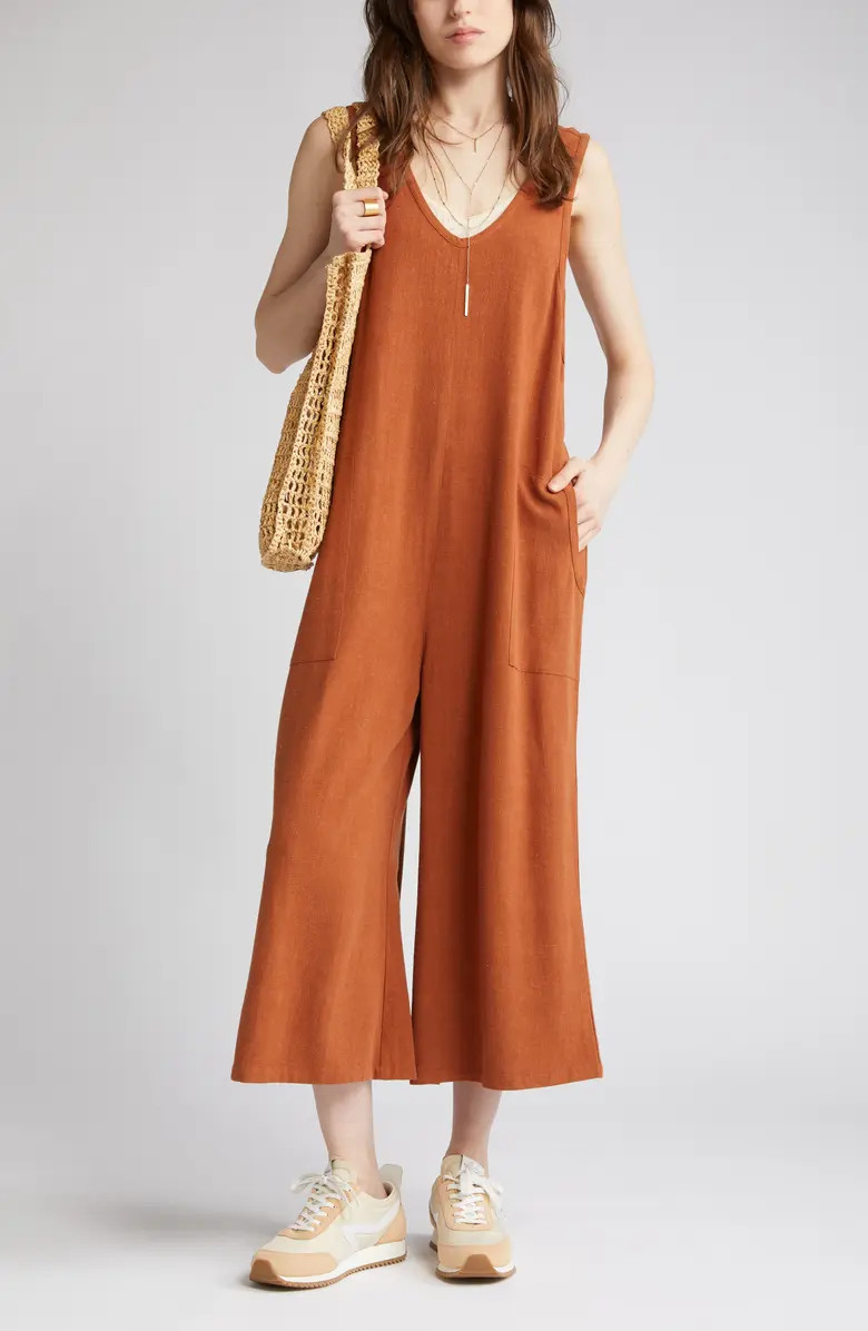 Sleeveless Wide Leg Jumpsuit | Nordstrom