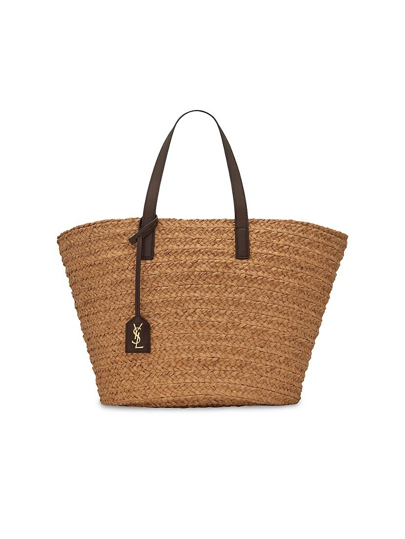 Panier Medium Bag in Raffia | Saks Fifth Avenue