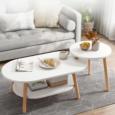 31.49" Width Oval Coffee Tables | Wayfair North America