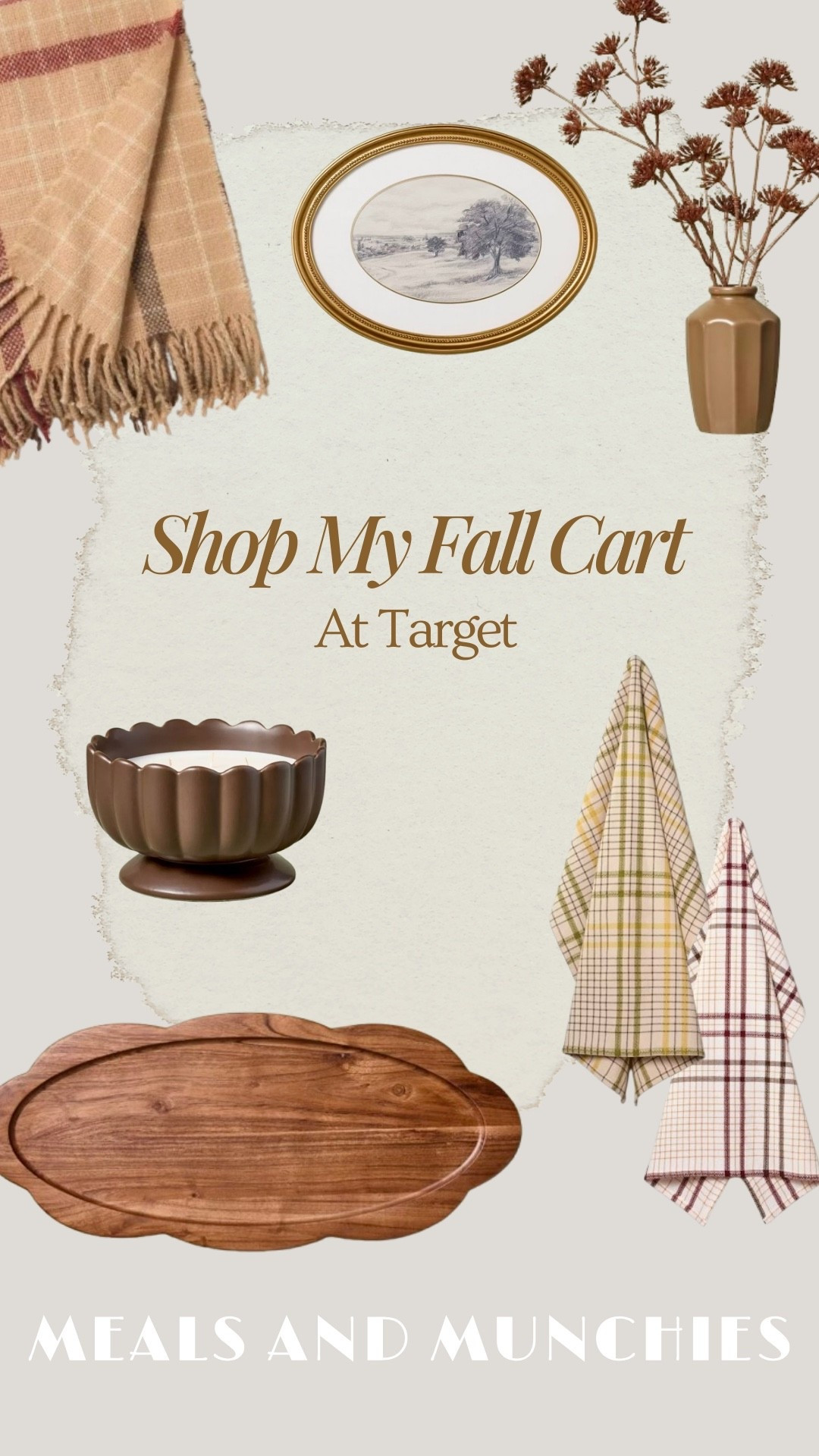 🍂✨ Target Fall Finds ✨🍂
My mind is officially in fall mode 🧺 — cozy throws, warm candles, pretty serving pieces + all the autumn tones to make your home feel inviting. Linking everything from my Target cart so you can shop the look!

#TargetHome #FallDecor #LTKHome


#LTKHome #LTKFindsUnder100 #LTKSeasonal