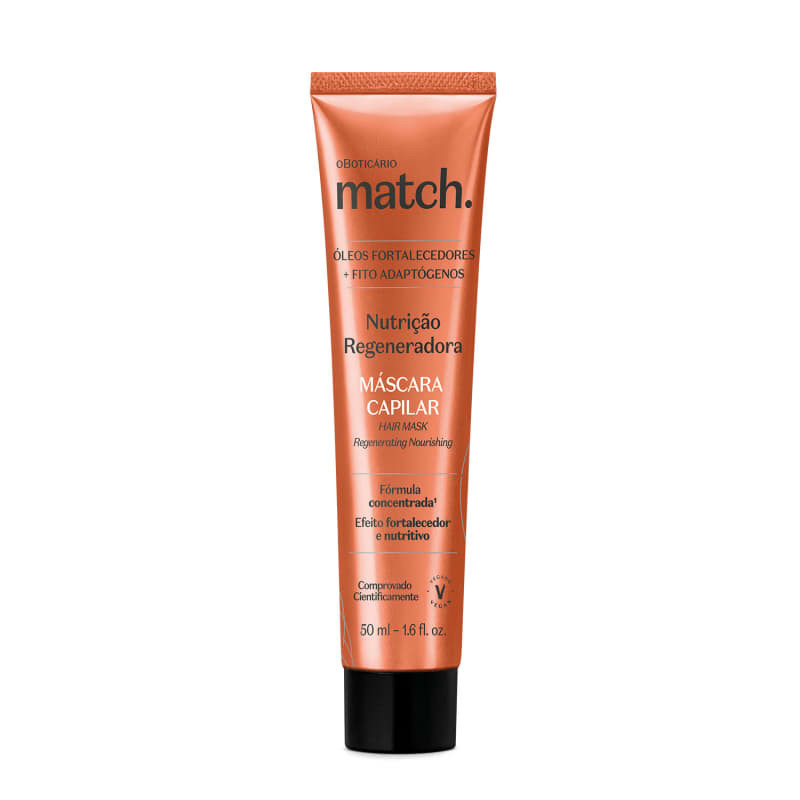 Máscara Capilar Match Nutrição Regeneradora 50ml | oBoticario (BR)