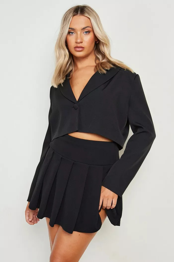 Micro Mini Pleated Tennis Skirt | Boohoo.com (UK & IE)