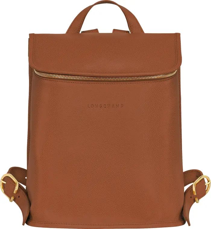 Compact Le Foulonné Leather Backpack | Nordstrom