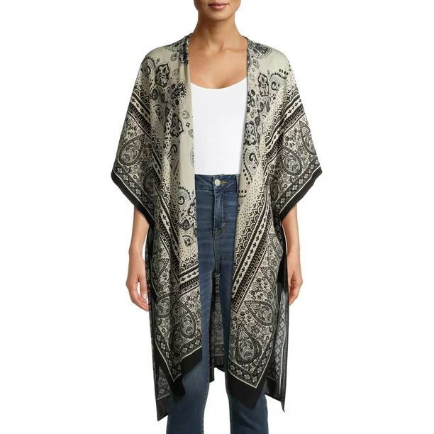 TT Boho Paisley Kimono | Walmart (US)