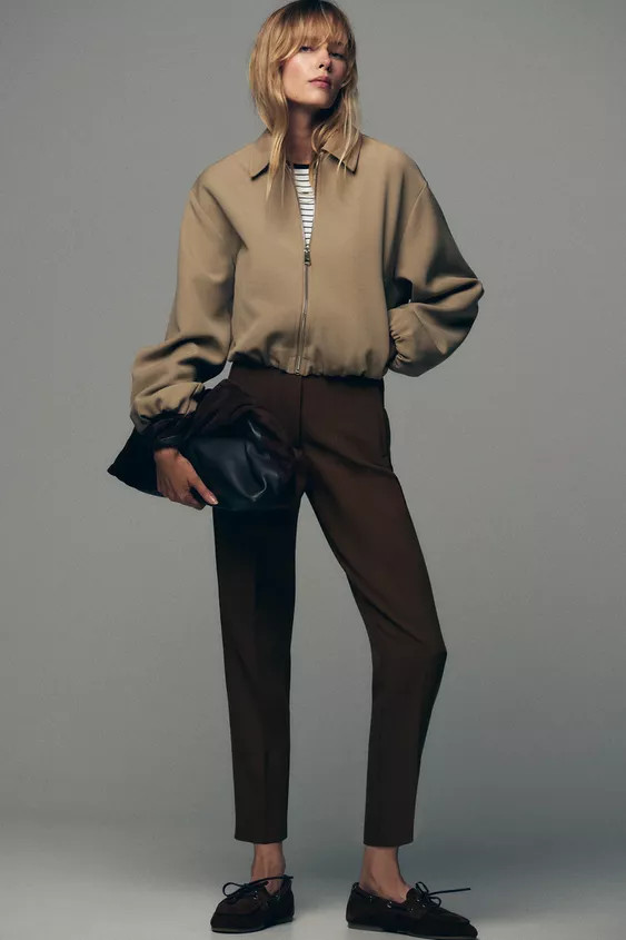 HIGH-WAIST TROUSERS | Zara UK