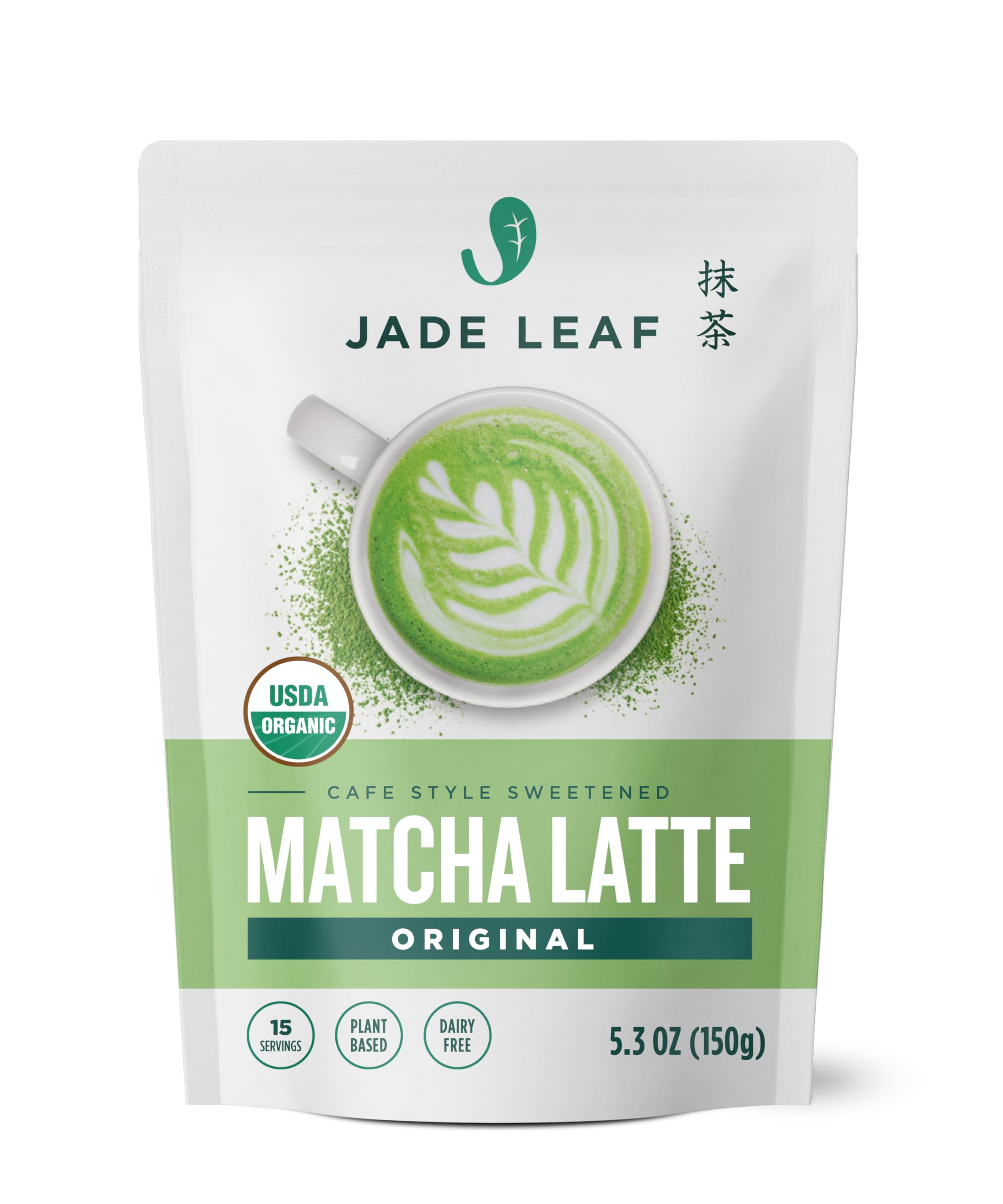Jade Leaf Matcha Organic Caf\u00e9 Style Sweetened Matcha Latte Premium Barista Crafted Mix - Ori... | Amazon (US)