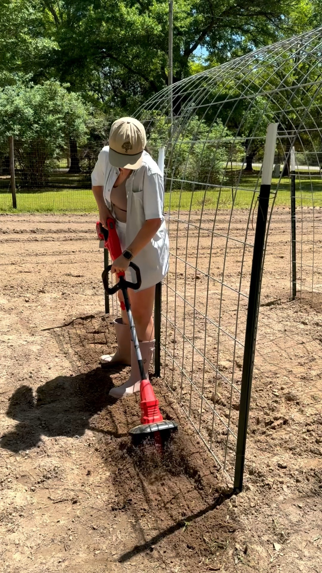 This lightweight tiller is perfect for the garden and flower beds. I use it for those spots I need to break up the soil and dig a little deeper! Especially those spots you can’t get a tractor into. The thing is handy!

#LTKdayinmylife #LTKmorningroutine #LTKHome