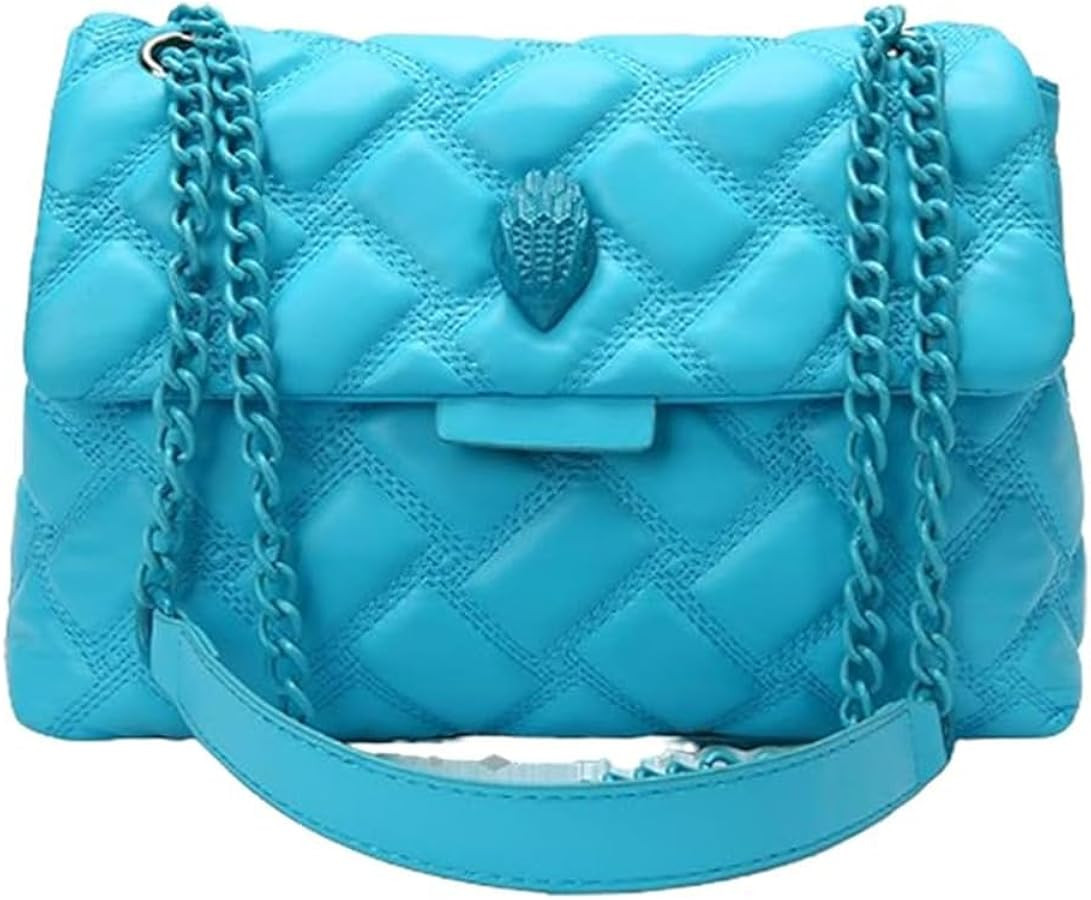 Women's Elegant Quilted Design Cute Shoulder Bag, Fashionable Shoulder Crossbody Chain Women's Ba... | Amazon (US)