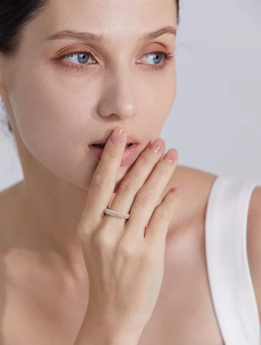 CAPRI PEARL RING IN GOLD - 3 SIZES AVAIL (WATERPROOF & 18K GOLD PLATED | raëliv