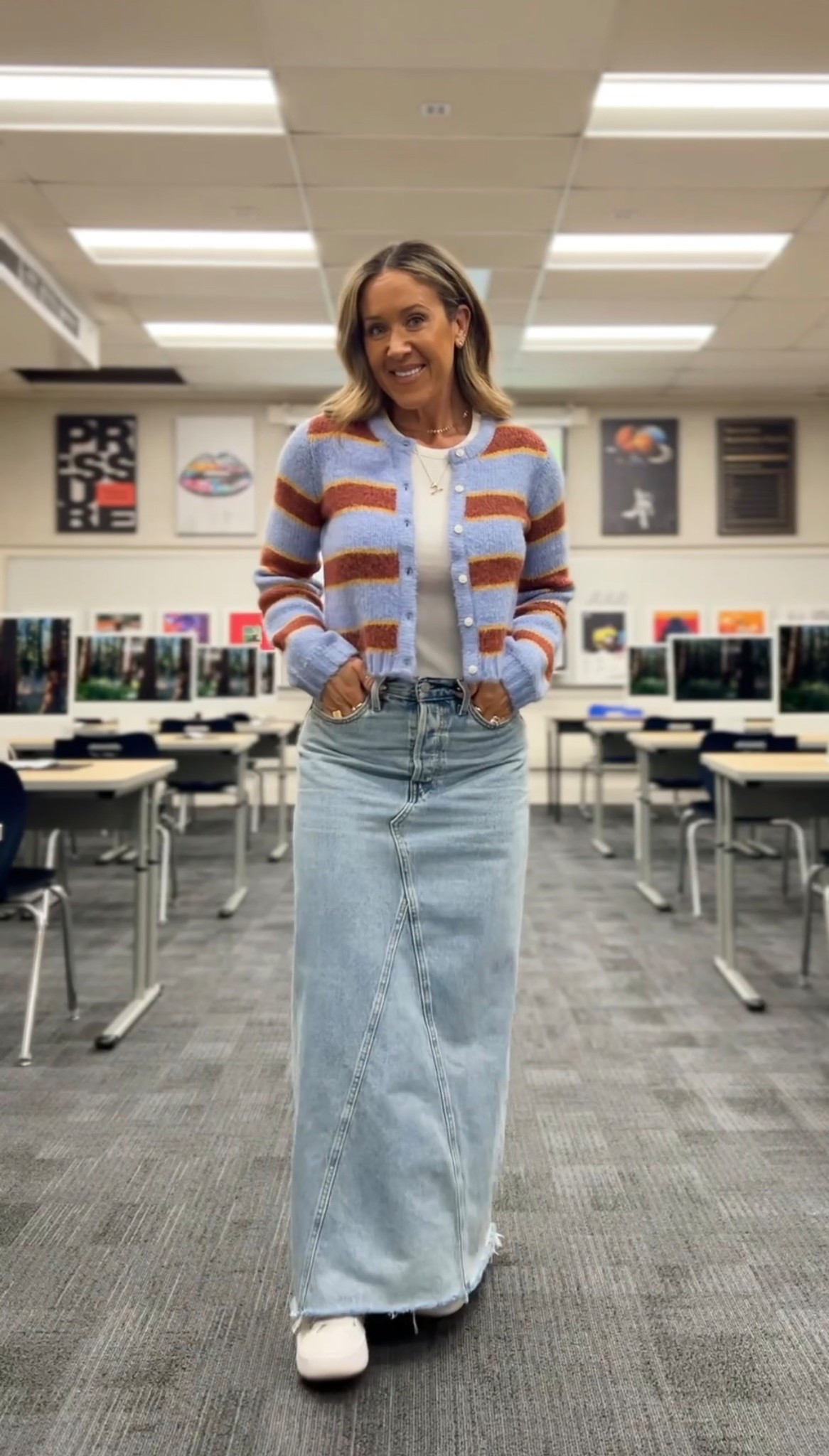 Today felt like Spring!! Starting the days with a jacket or cardigan and taking it off by afternoon is officially here ☀️☀️☀️

#LTKgrwm #LTKdayinmylife #LTKootd