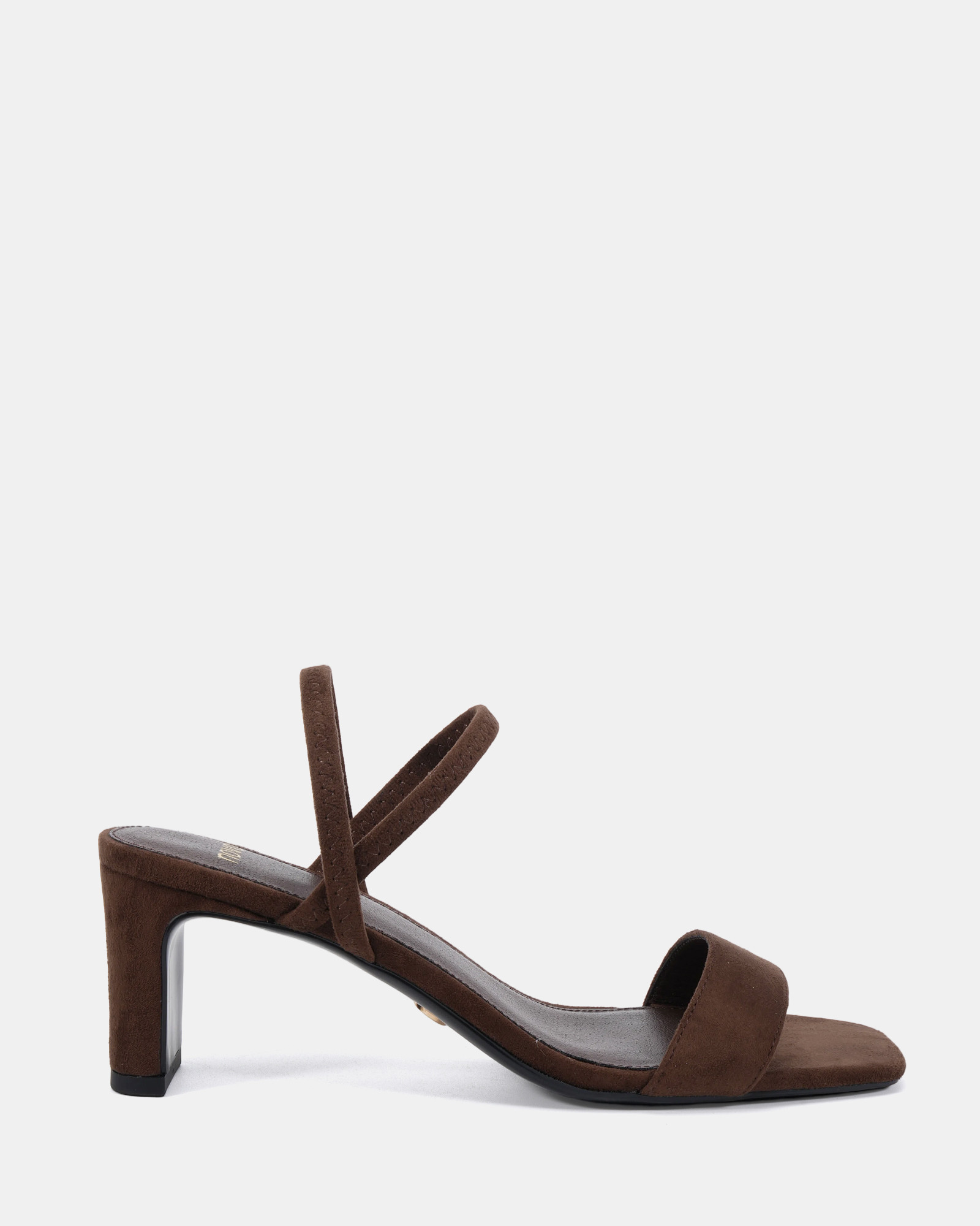 LASSO ESPRESSO SUEDE Low Heels | Buy Women's HEELS Online | Novo Shoes | Novo Shoes