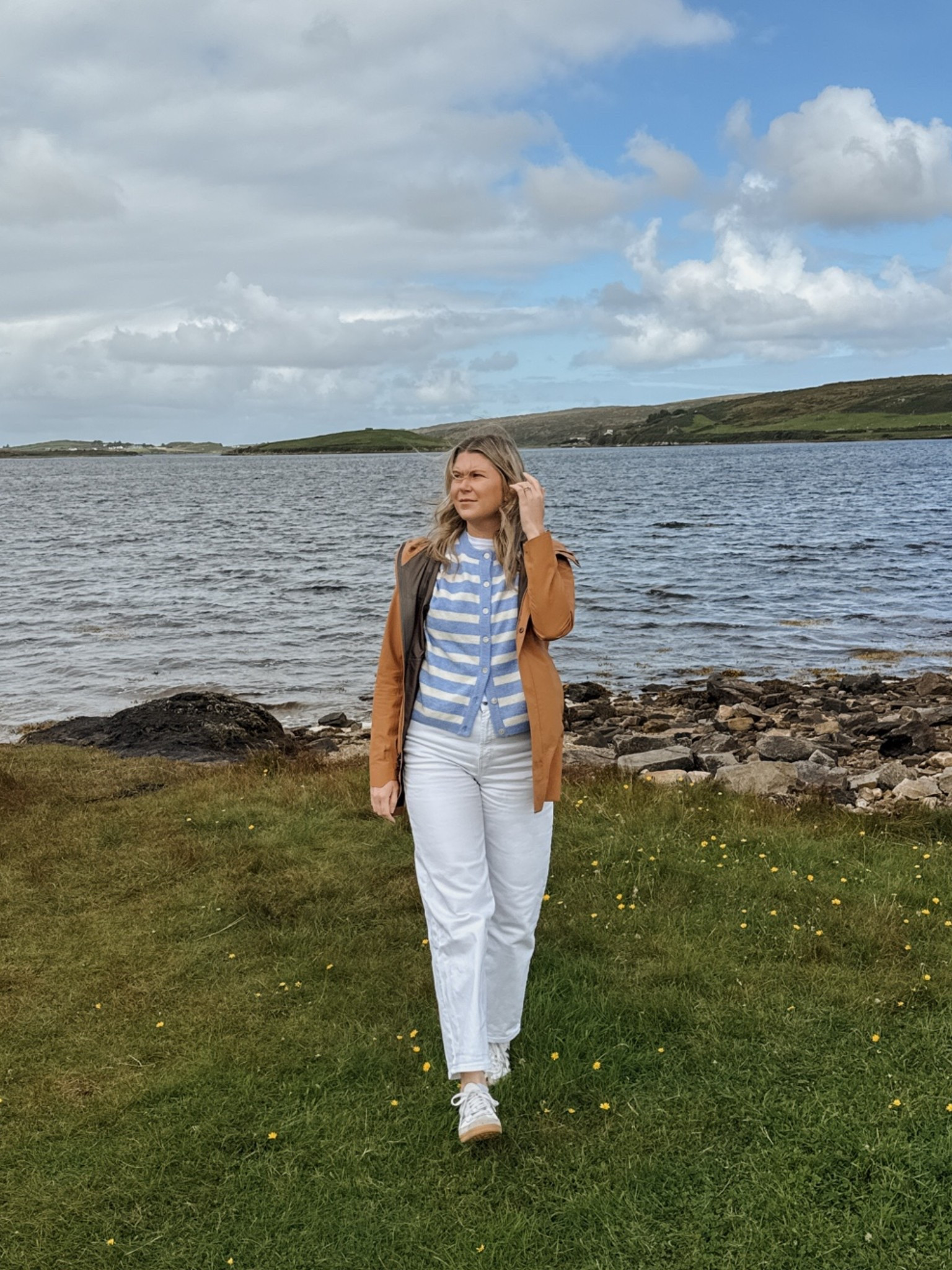 What I packed for our 10-day Ireland trip 🇮🇪 Outfit pictured was worn in Galway! 

Ireland outfits | Europe outfits | fall outfits | striped cardigan | white jeans

#LTKootd #LTKTravel