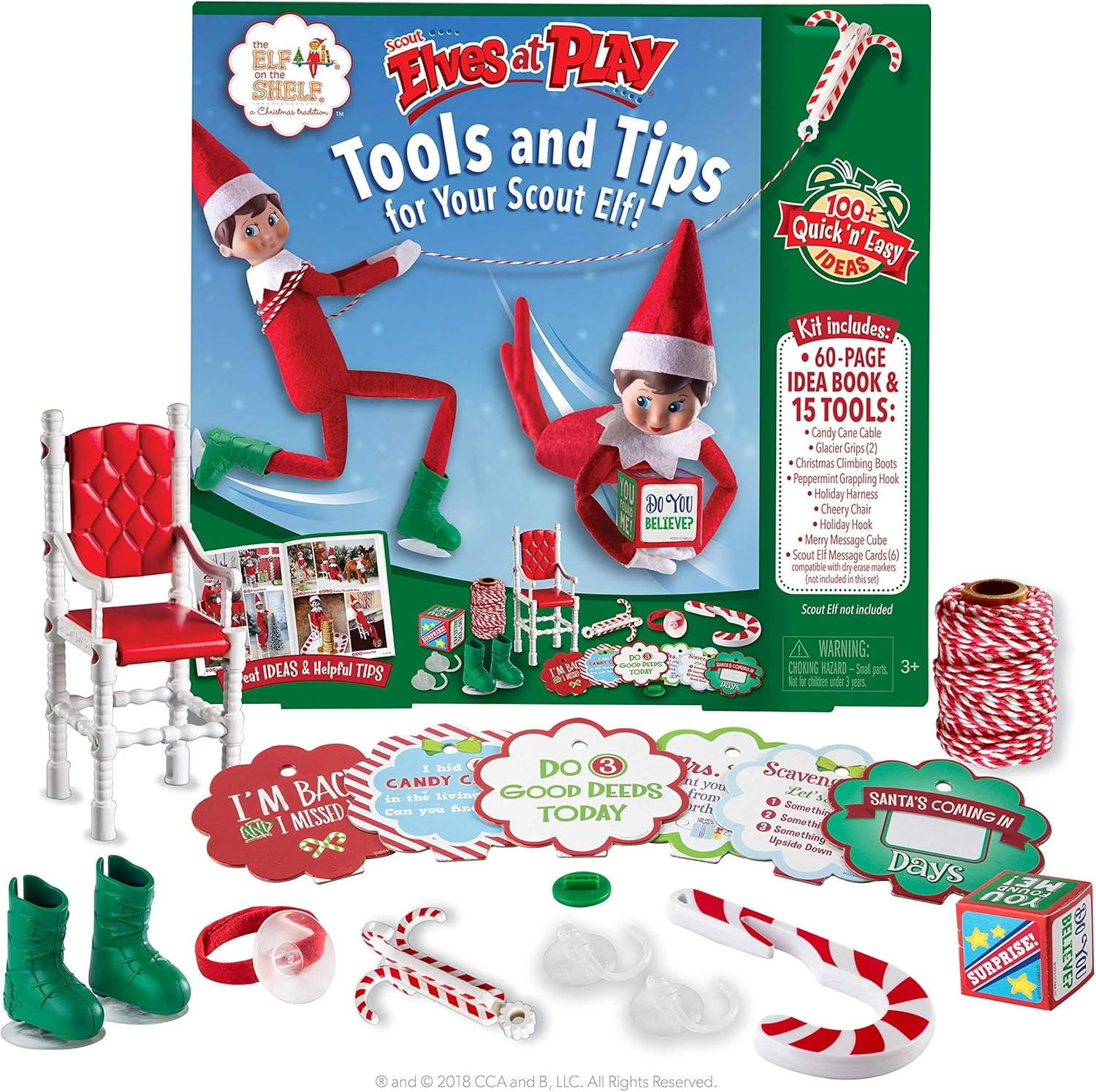 The Elf on the Shelf Scout Elves at Play Accessory Kit-Over 100 Days of Ideas! | Amazon (US)