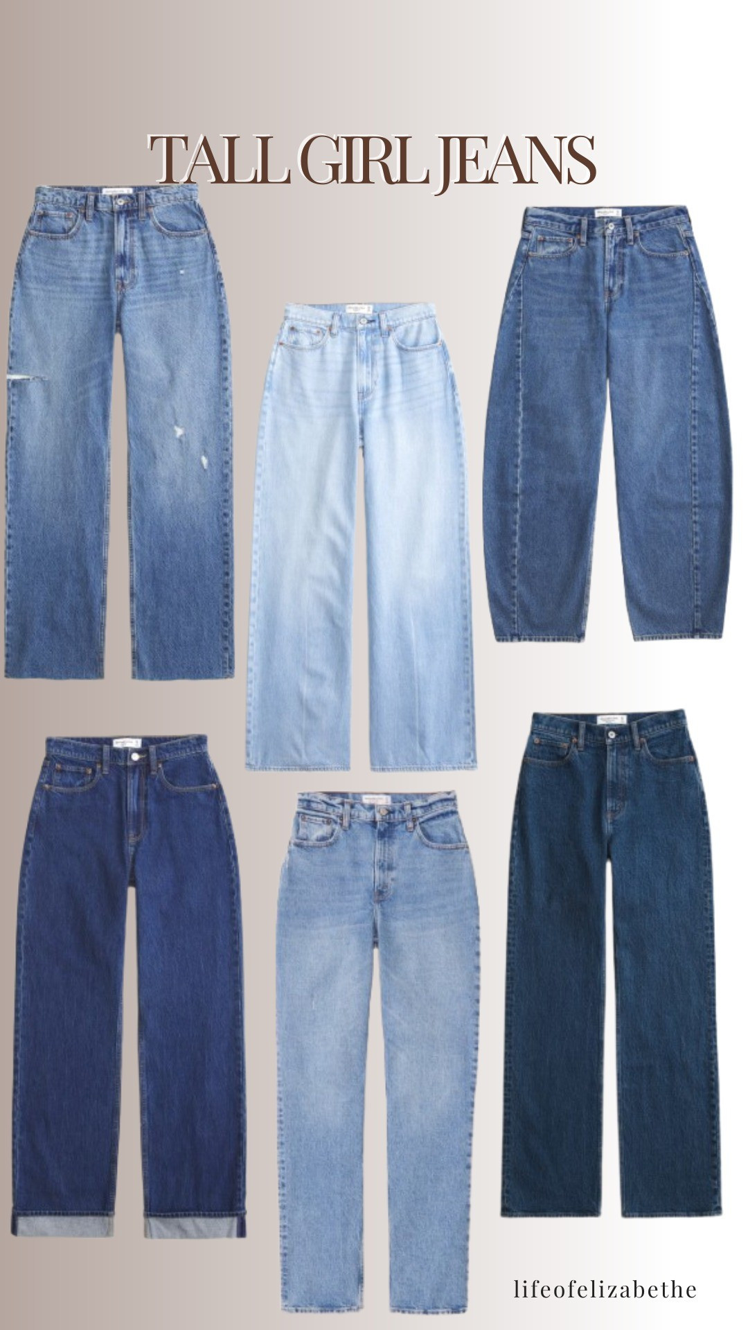 Jeans for tall women. Long and Extra Long inseam (34")#jeans #tallgirljeans

#LTKOver40 #LTKStyleTip