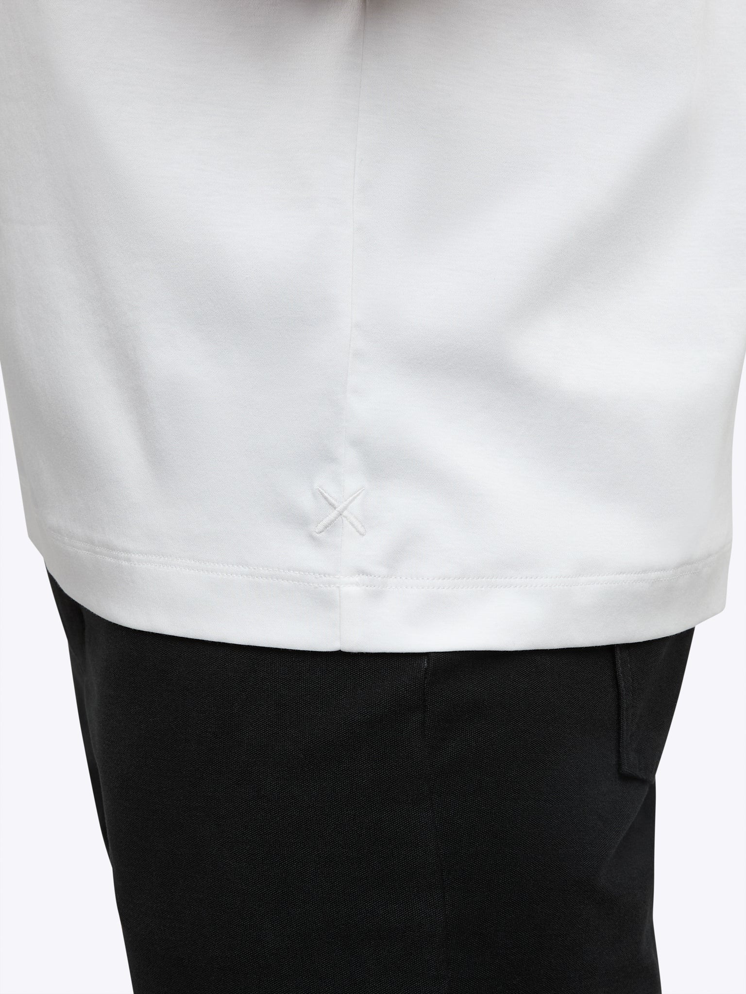 SoHo Interlock Polo | White Classic-Fit | Cuts Clothing Inc.