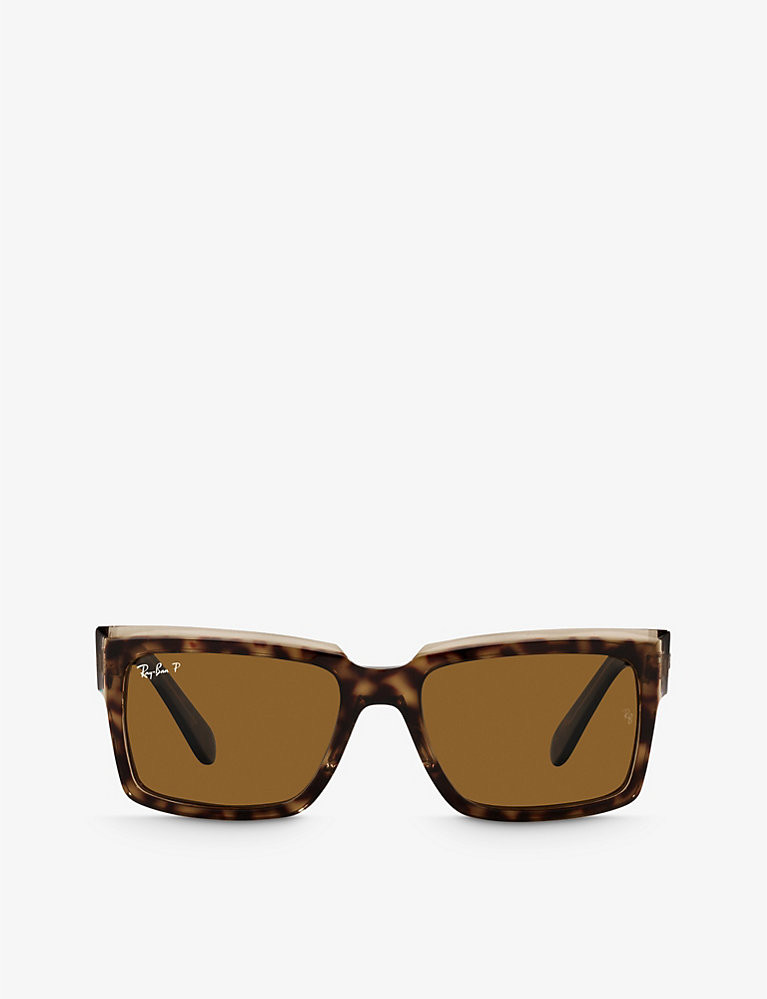 RB2191 Inverness rectangular-frame acetate sunglasses | Selfridges