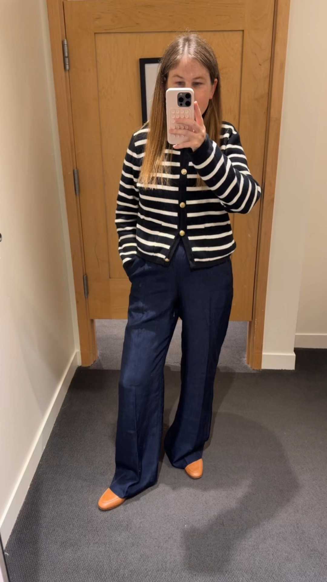 These pants are on sale! I’m 5’4 wearing the regular length, which I would need to have hemmed to wear with flats. 

#LTKSeasonal #LTKStyleTip