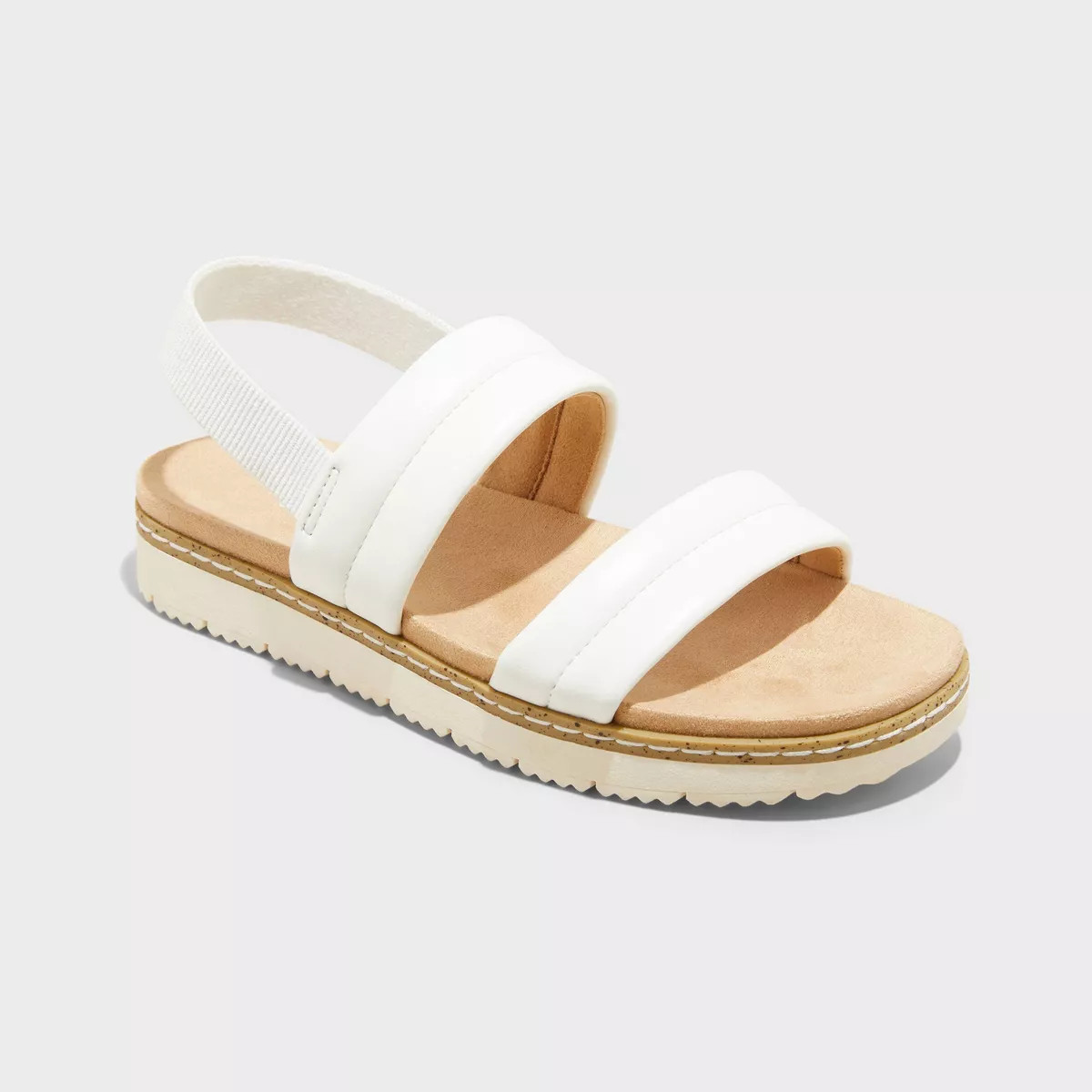 Kids' Kailan Footbed Sandals - Cat & Jack™ White 13 | Target