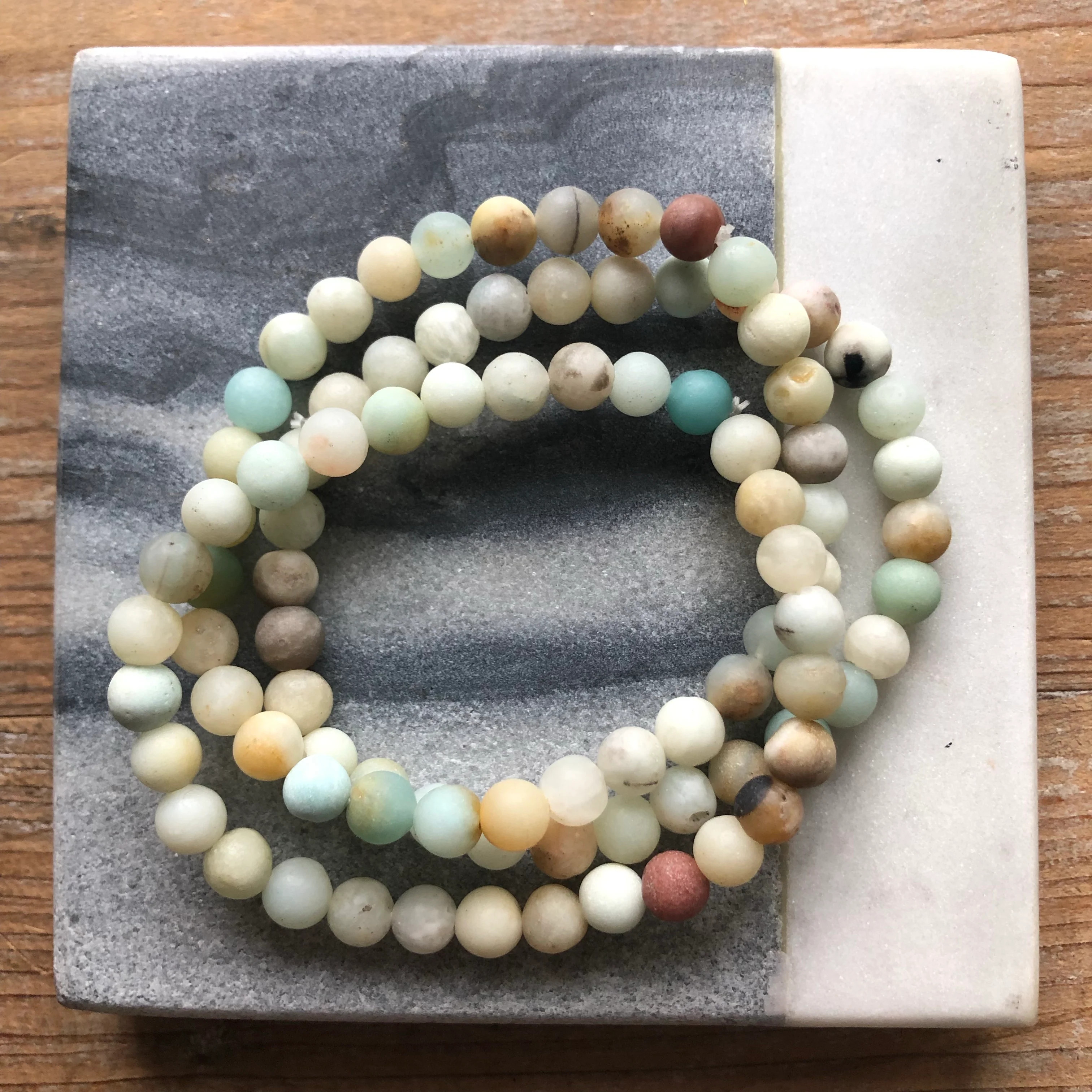 Triple Layer Amazonite Beaded Bracelets | Erin McDermott Jewelry