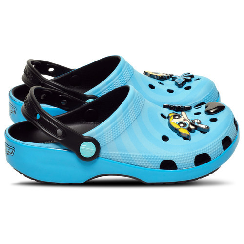 Crocs Womens Crocs Powerpuff Girls Bubbles Classic Clogs - Womens Shoes Blue Size 9.0 | Champs Sports