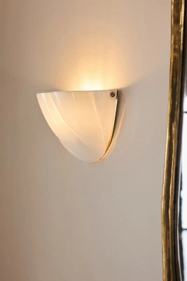 Lynn Glass and Brass Sconce | Anthropologie (US)