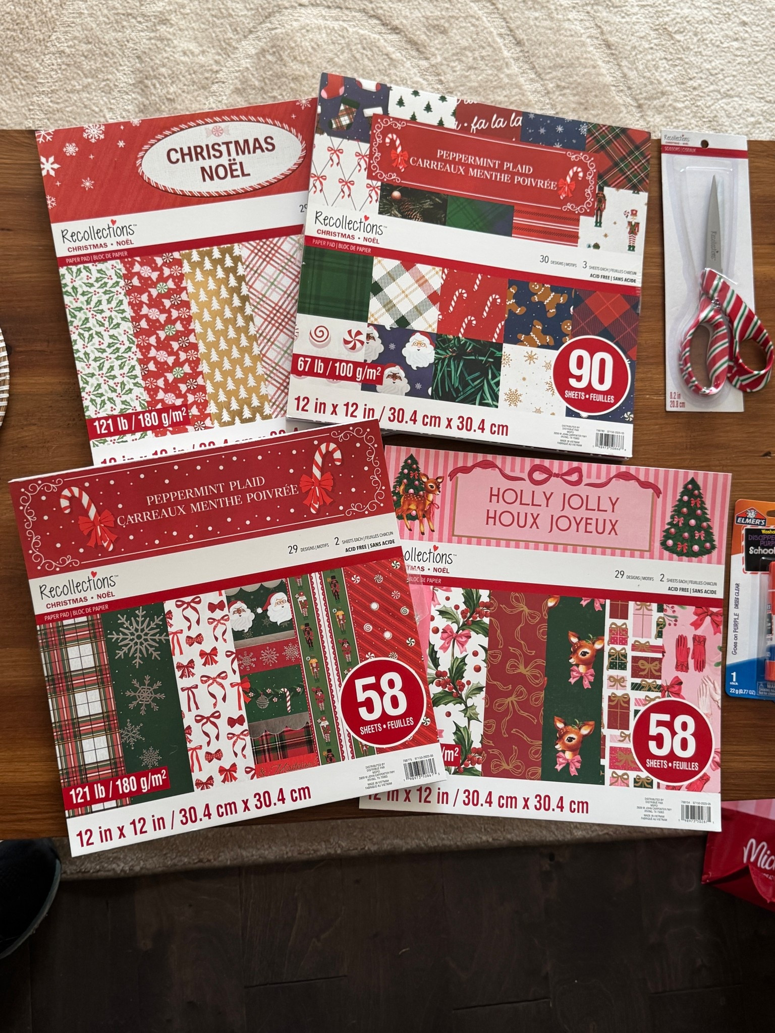 Christmas Scrapbook paper haul for creative journaling 💕