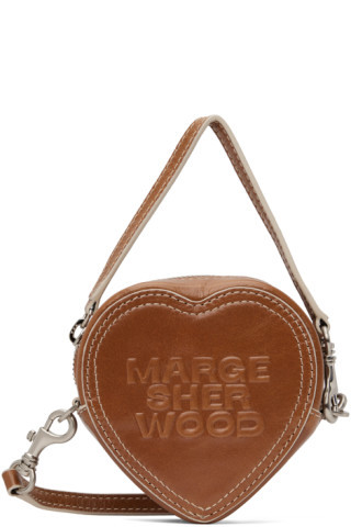Marge Sherwood - Brown Heart Pouch | SSENSE
